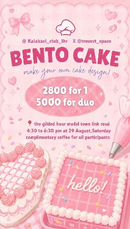 Bento decor workshop